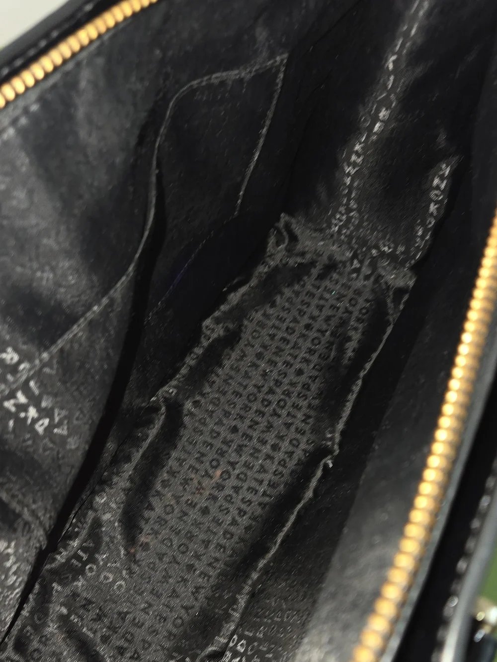 Kate Spade Bixby Place Black Patent Satchel with Gold Hardware and Wallet